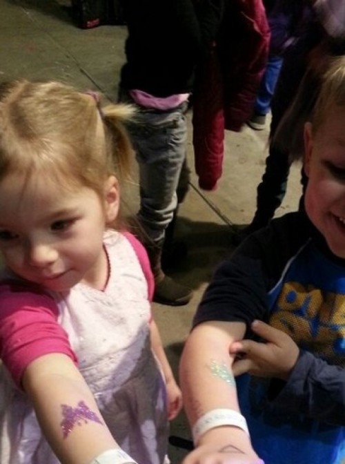 Glittertattoos - maatwerk